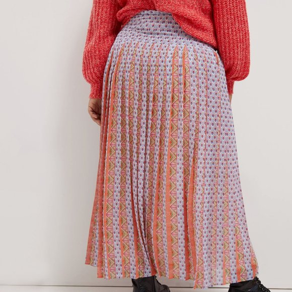 Anthropologie Nonie Pleated Maxi Skirt - Picture 3 of 12